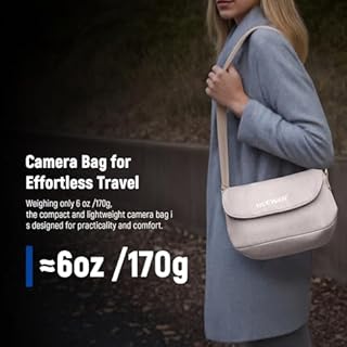NEEWER Borsa a Tracolla per Fotocamera, Custodia Fotocamera da Viaggio Impermeabile, Leggera e Compatta per Fotografi, Compatibile con Sony Canon Nikon DSLR Lenti e Piccoli Accessori Fotografici, PB25