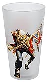 Iron Maiden Trooper Unisex Bierglas weiß Glas 0,5 l Alkohol & Party, Band-Merch, Bands