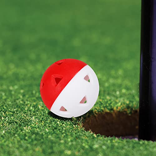 Ifaeveus 64 Pack Practice Golf Balls - 42Mm Rubber Golf Training Ball - Hollow Airflow Limited Flight Mini Soft Balls For Home Putting & Backyard Swing, Indoor & Outdoor, Kids & Adults #TOP7