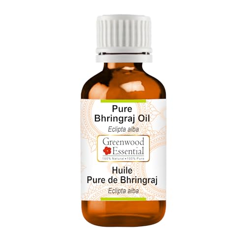 Greenwood Essential Pure Bhringraj oil (Eclipta alba) Natural Therapeutic Grade 10ml (0.33 oz)