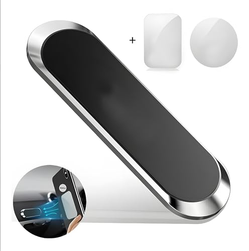 Suporte Magnético Universal para Celular: Imã Neodímio Ultra Forte, Fixação Segura, Rotação 360°, Id