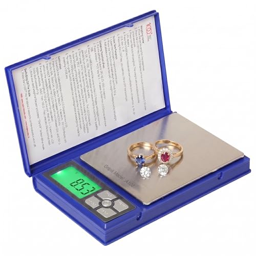 Image of Digital Pocket Weighing Scale – 0.01g High Precision Gold & Jewellery Weight Machine | Portable Gram Scale with Stainless Steel Platform & LCD Display - Gripit GOLD Scale