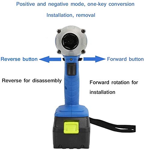 Spacmirrors Akku-Schlagschrauber, mit LED-Beleuchtung, 320 Nm, Bohrmaschine, bürstenlose Motortechnologie… – Bild 5
