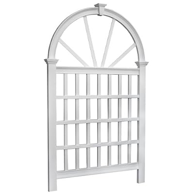 Vienna 49"W x 84"H Vinyl Trellis