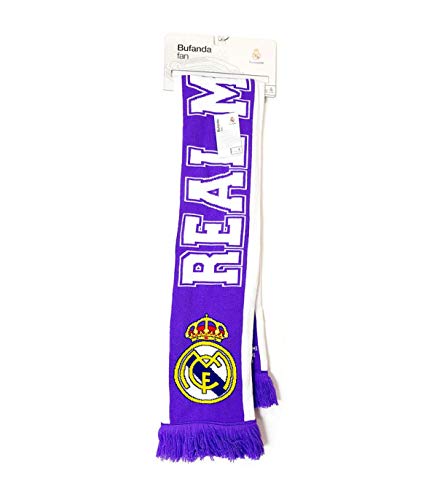 Real Madrid- Bufanda Futbol, Multicolor, Talla Única (8.43545E+12)