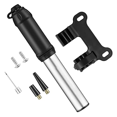 FELTECHELECTR 1pc Mini Portable Tire Inflator Pump Cycling Pump for and Lightweight Design for Silver