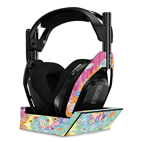 Image of MightySkins Glossy Glitter Skin Compatible with Astro A50 Wireless Headphones + Base Station (Gen 4) - VSCO3 | Protective, Durable High-Gloss Glitter Finish | Easy to Apply | Made in The USA