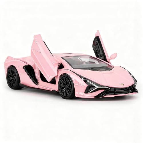TGRCM-CZ Modèle de Voiture Lamborghini Sián FKP37 en Alliage de Zinc, Jouet de Voiture à Traction Arrière à l'échelle 1/36 pour Tout-Petits, Enfants,...