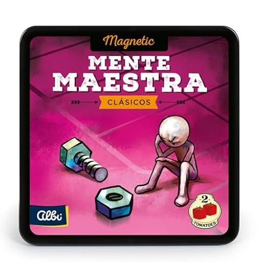 2Tomatoes Games | Mente Maestra | Juego de Mesa de Lógica | Juego Magnético | 2 Jugadores | Deducción y Estrategia | Incluye 60 Discos y 40 Clavijas | Desde 8 Años | Español | Ya disponible en tu tienda friki favorita! En mundofriki.es!