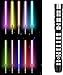 Metal Lightsaber Combat Level Lightsaber Lightsaber Lightsaber Hair Lightsaber Lampe à Changement de Couleur, Jouets pour Enfants et Adultes, Effet de Vibration sonore de Sabre Léger