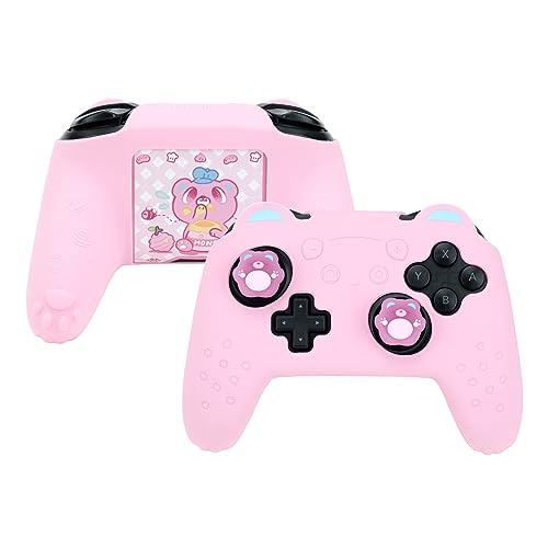 GeekShare NS ProRg[[Jo[ XLP[X VR \tg Switch ProRg[[Ή NS ProRg[[Jo[ƃV[t یJo[ یP[X ϏՌ ȒP ~ قh~ NS ProیJ