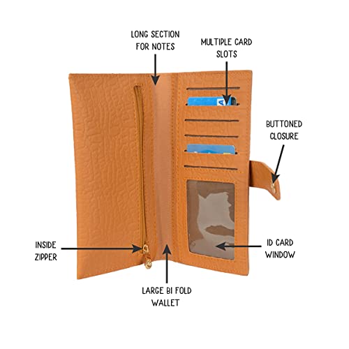 Image of Baggit Women Wallet Large Size | Ladies Stylish Purse Bag | Credit Card Money Holder