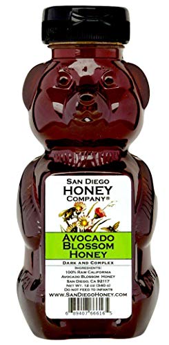 Miel Cruda Avocado Blossom 12 oz Honey Bear