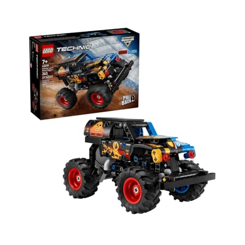 Image of LEGO Technic Monster Jam Grave Digger Fire and Ice - Pull-Back Truck Toy - 42219