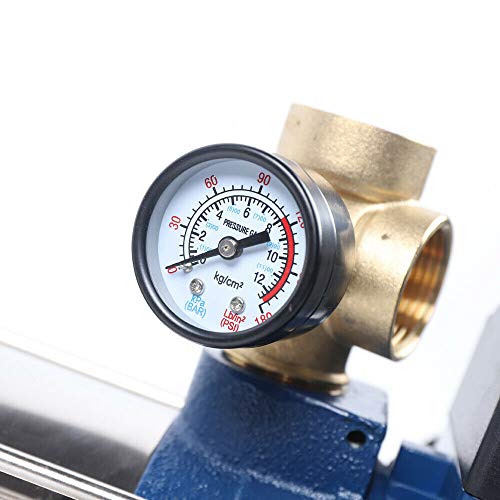 2200 W centrifugaalpomp tuinpomp - roestvrij staal centrifugaalpomp, huiswatervoorziening, tuinpomp, aansluitdoos met schakelaar en netaansluiting (9600 l/u, 2850 tpm, IP44) - Image 8