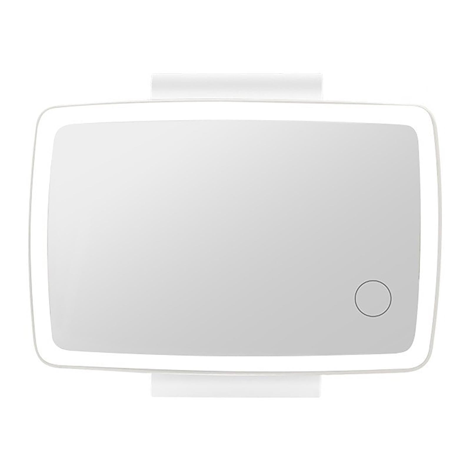 Koljkmh Espejo de tocador para automóvil con Luces,Pantalla táctil LED para Espejo de Coche - Atenuación de Niveles y luz de Espejo de automóvil para Maquillaje, camión, SUV y Espejo retrovisor