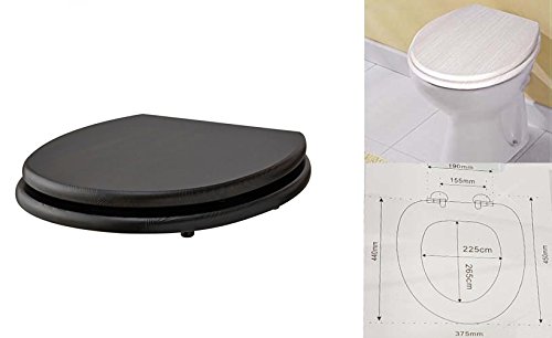 Takestop® COPRIWATER Universale Effetto Legno Nero...