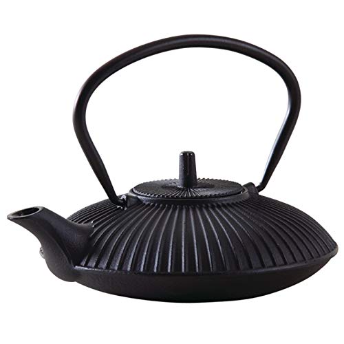 Théière en fonte noire anti-refroidissement AUBRY GASPARD 0,8L pour savourer un thé toujours chaud