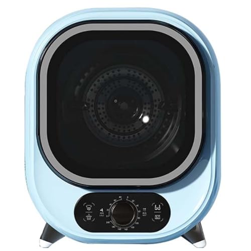 ZYJIX Petit Sèche-Linge, Condensateur Ventilé De 5 Kg – Mini Essoreuse Portable Et Compacte | Montage Mural avec Capacité De Charge De 0,8 Kg - Bleu élégant | Solution De Comptoir Idéale(Color:A)