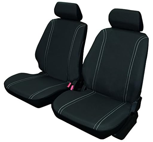 VIP Fundas delantareras para asiento de coche universales, modelo DUERO, color gris y negro | Ya disponible en tu tienda friki favorita! En mundofriki.es!