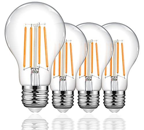 TopLeder E27 Dimmable LED Bulbs, 6W, Pack of 4
