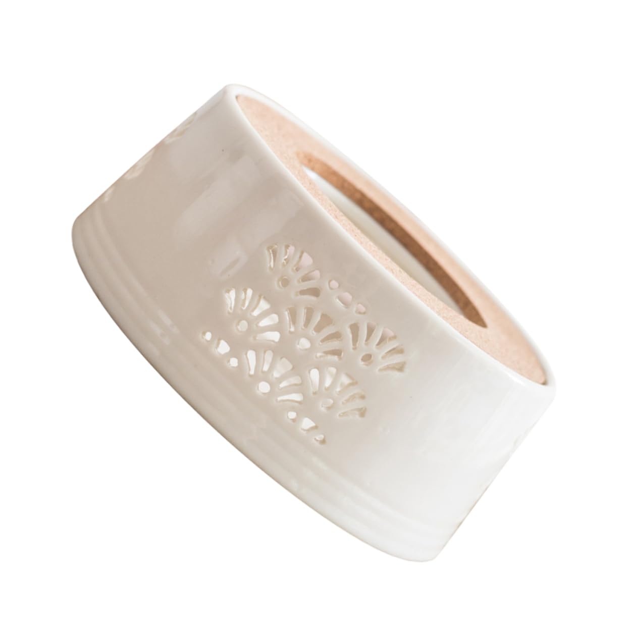 PRETYZOOM Design Ceramic Tea Warmer Elegant Teapot Holder for Heat Preservation for Tea Lovers and Decorative for Home and Office Use