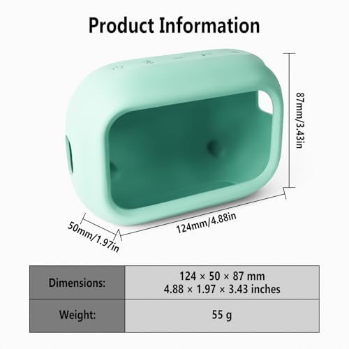 Image of Geiomoo Silicone Case for Anker Soundcore Select 4 Go Speaker, Protective Portable Scratch Shock Resistant Cover (Luminous Green)