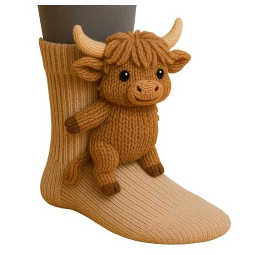 YAOJIWANG Calcetines Termicos de Novedad para Mujer Invierno Calcetine Grueso y Cálido Antideslizante de Piso Casa, Calcetine Divertidos con Patrón de Dibujos Animal Calcetines Animales 3D