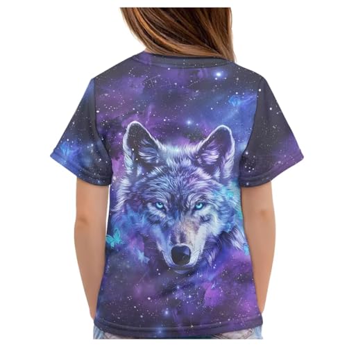 Image of JEOCODY Boys Girls Graphic Tees Funny 3D Printed Short Sleeve T-Shirts 3-16T
