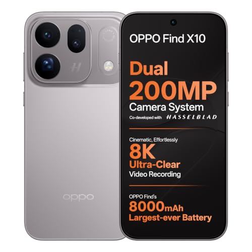 OPPO Find X10 5G Smartphone (Mist Grey, 12GB RAM, 256GB Storage) ...