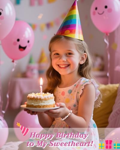 Happy Birthday Gift for Girls Ages 4-13 | Enchanted Pink Gift Set for Girls Daughter, Granddaughter, Niece2