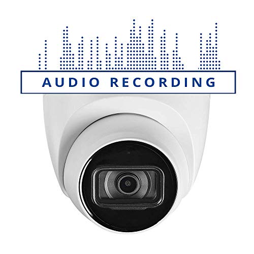 Lorex E841CD-E 4K Hd Metal Dome Security Camera – Weatherproof Outdoor Poe Wired Home Security Camera - Color Night Vision, Long-Range Ir, Listen-In Audio & Microphone, 105° Field Of View Surveillance thumb #6