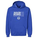 500 LEVEL Yasin Ayari Brighton & Hove Albion Elite Men's Hoodie Sweatshirt (Royal Blue, X-Large)