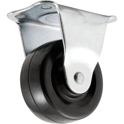 Waxman Titan 2 in. Dia. Rubber Rigid Caster 90 lb. 1 pk