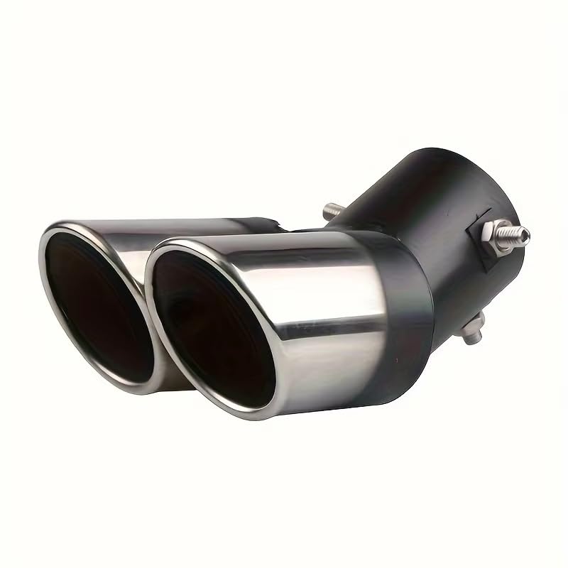 Silencieux d'échappement universel double échappement voiture inox