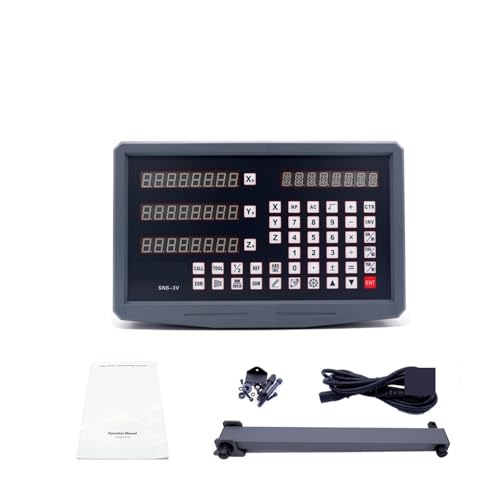 Sistema digital completo para fresadora y torno con 3 escalas lineales miniatura 4