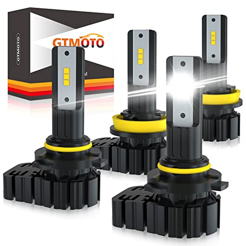 Gtmoto Led Bulbs For Kenworth T680 Headlights 2024 2023 2022 2021 2020 2019 2018 2017 2016 2015 2014 2013, Direct Replace For Truck Halogen Type Low High Beam Combo, 6000K Cool White Led Kit, 4 Pack #TOP6