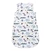 Gigoteuse pour bébé d'été et printemps. Couverture lavable 1,0 tog. Sac de couchage sans manches