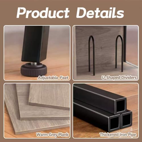 Image of Faesun Flip Top Record Player Stand, Large Turntable Stand Holds up to 150+ Albums, Vintage Mid Century Record Player Table, Stereo Cabinet with Open Storage, for Living Room, Bedroom, Gray