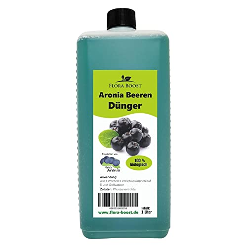 Konfitee Aronia Beeren Dünger Flora Boost 1000ml I Für bis zu...