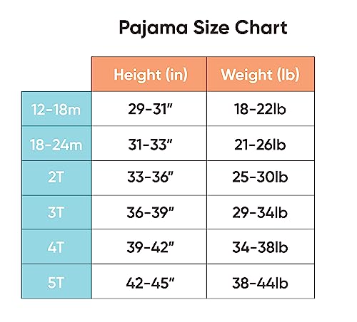 Copper Pearl Two Piece Long Sleeve Toddler Pajamas PJ Sets for Boys and Girls - Adorable Pattern Pajamas, Breathable Fabric to Keep Cool While Sleeping, Sizes 12 Months to 5T - Sesame Friends 6