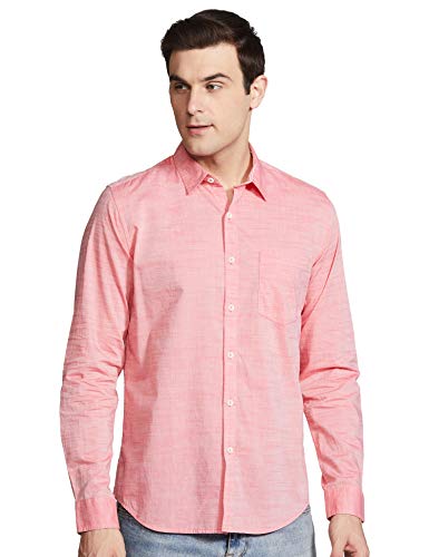 Image of Max Men's Regular Fit Textured Full Sleeves Casual Shirt