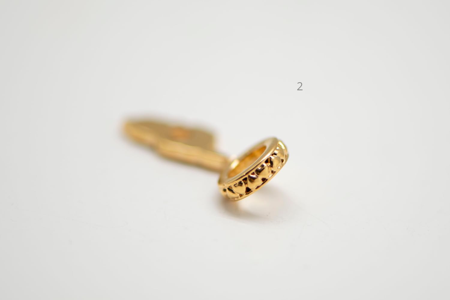 Charm/Charm placcato oro 3 micron 18k per bracciale catena serpente - Isola della Corsica, Corsica (7 mm x 26 mm)