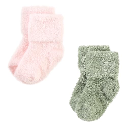 Image of Hudson Baby Baby 8-pack Cotton Rich Newborn and Terry Socks