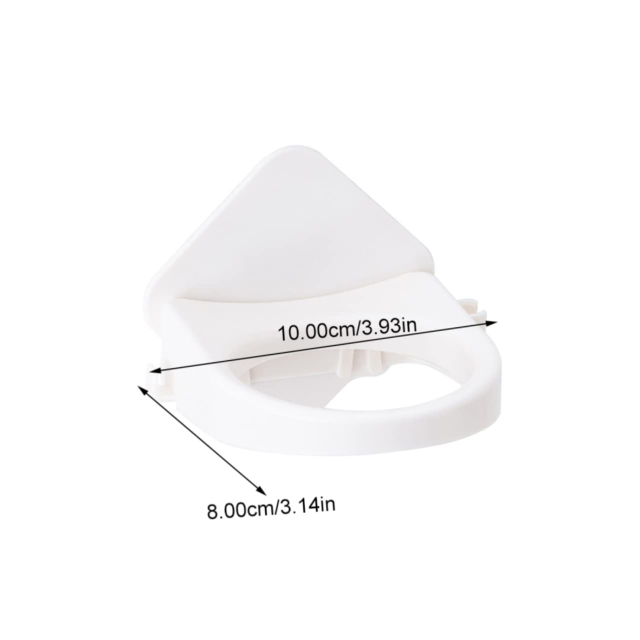 WOFASHPURET Home Hair Dryer Rack Wall Mount Organizer Adhesive Hair Dryer Holder Non-slip for Bathroom