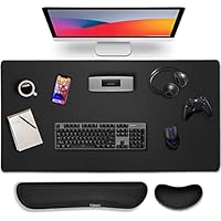 Gimars 3 en 1 Alfombrilla Ratón XXL Reposamuñecas Teclado y