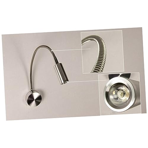 Luz de lectura de 3w con brazo flexible de aluminio de 360 grados 5