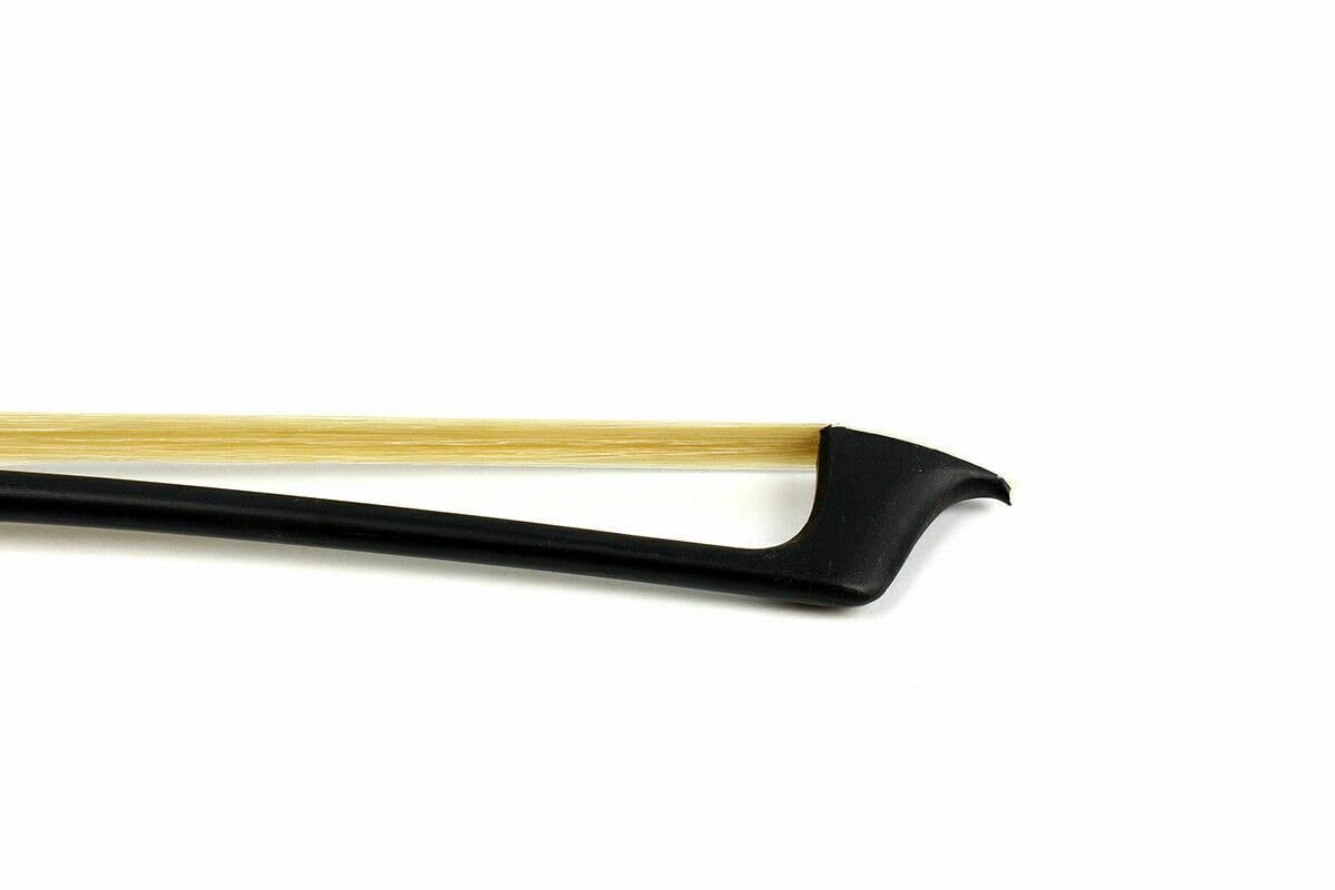 Arco per violoncello 4/4 in fibra di carbonio con bastone in ebano crini naturali Modello bello intarsiato