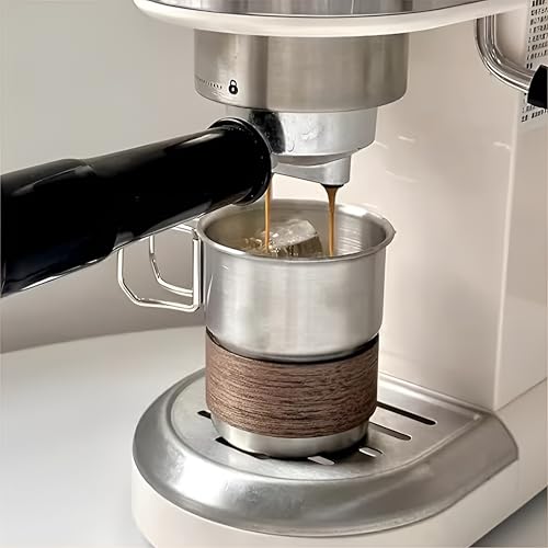 Image of Thermal Insulated Outdoor Coffee Cup Set with Handle & Straw & Lid, Stainless Steel Coffee Cups with Straws, Reusable & Stackable Stainless Steel Cup for Coffee, Tea, Milk (300ML, Pack of 1)