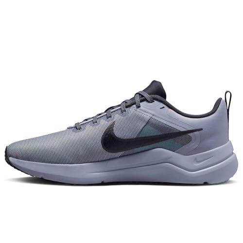 Image of Nike Downshifter 12, Men's Road Running Shoes, Blue Black, 15 US